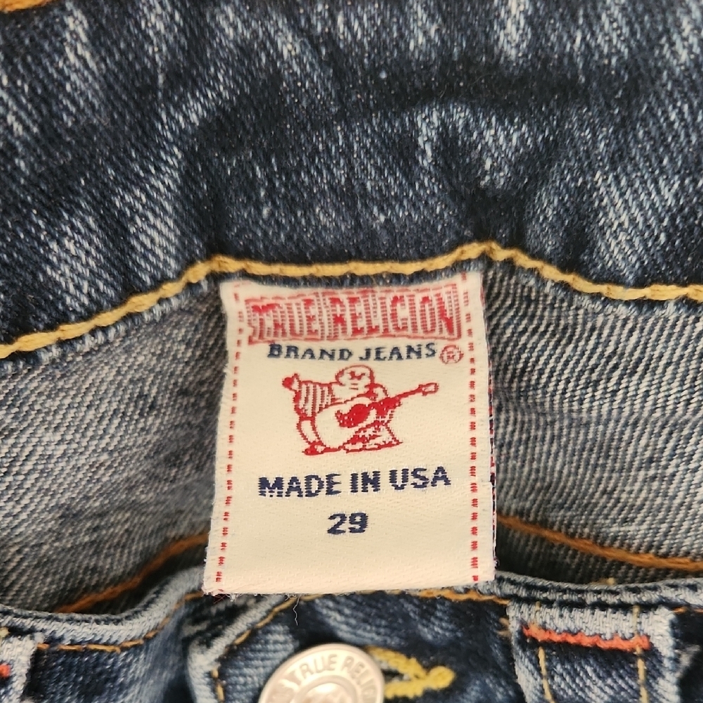 True Religion Dark Blue Flare Jeans View 4